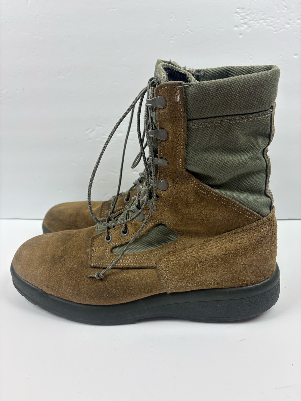 Belleville AFTW Hot Weather Tan 16-D-1023 Military Flight Boots Mens Size 11.5R